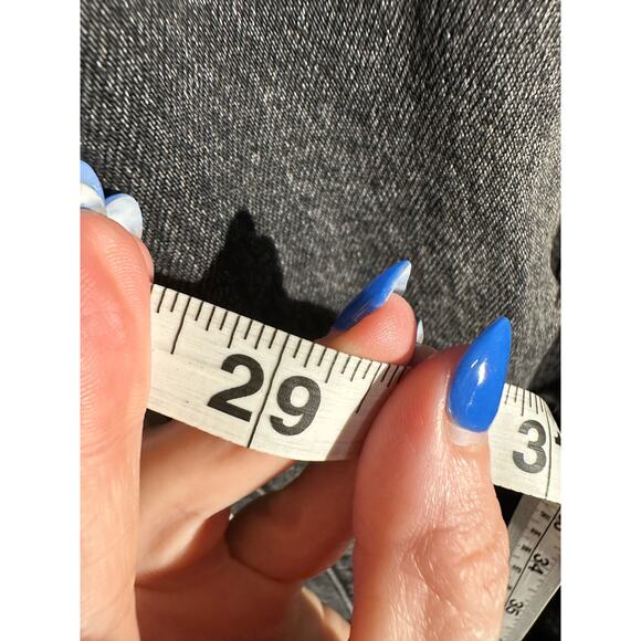 One Teaspoon Jeans Womens 28 Black High Waist Freebird Distressed Zip Ankle Crop - Picture 11 of 12